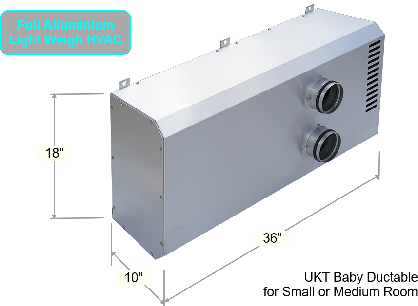 Concealable Air Conditioners Without External Condenser