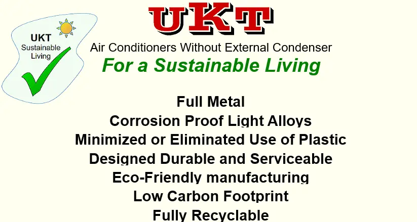 UKT Air Conditioners For a Sustainable Living Green and Low Carbon Practice