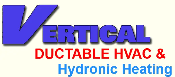 VERTICAL DUCTABLE HVAC WITH  HYDRONIC WATER HEATING Air Conditioner Without External Condenser