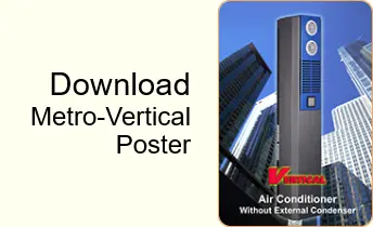 METRO-VERTICAL HVAC Without External Condenser Poster